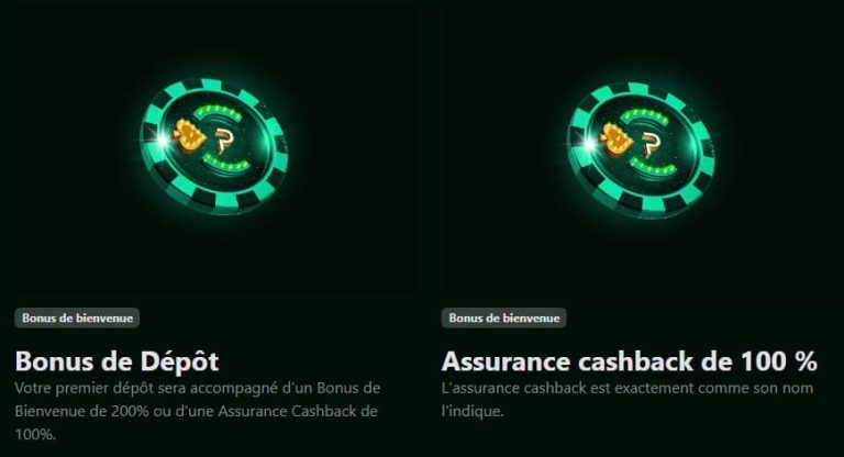 Pure Casino bonus bienvenue