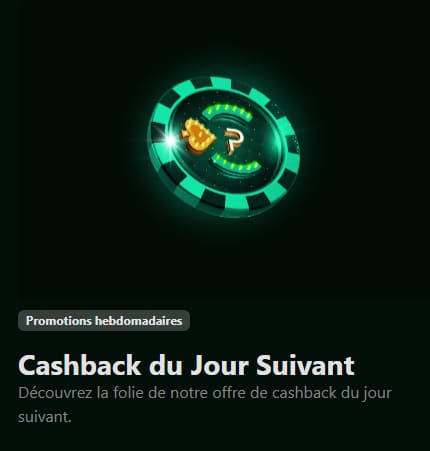Pure Casino cashback